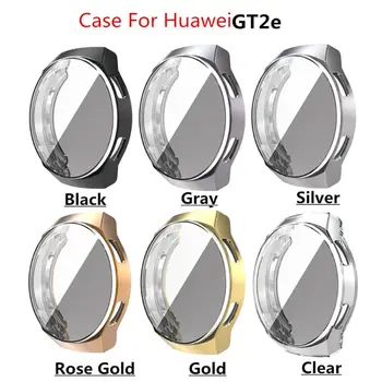 

Soft TPU Electroplate Watch Case Protective Cover Shell Full Screen Protector for Hua-wei WatchGT 2e Bumper Accessories