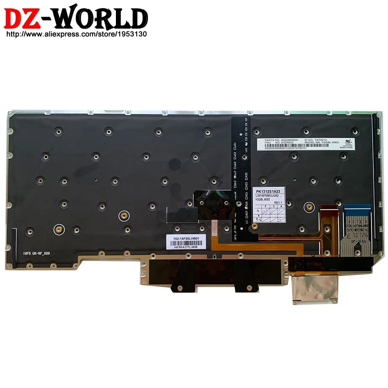/ спа Латинский Испанский клавиатура с подсветкой для lenovo Thinkpad X1 Carbon 5th 6th Gen Teclado 01ER633 SN20M08041