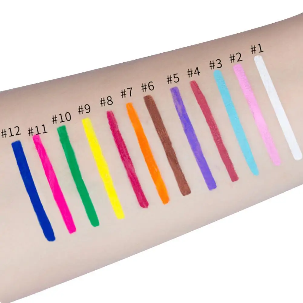 1pc Makeup Colorful Liquid Eyeliner Waterproof Makeup Liquid Eye Liner Neon Blue Green Yellow Green White Matte Liquid Eyeliner 1pc Makeup Colorful Liquid Eyeliner Waterproof Makeup Liquid Eye Liner Neon Blue Green Yellow Green White Matte Liquid Eyeliner