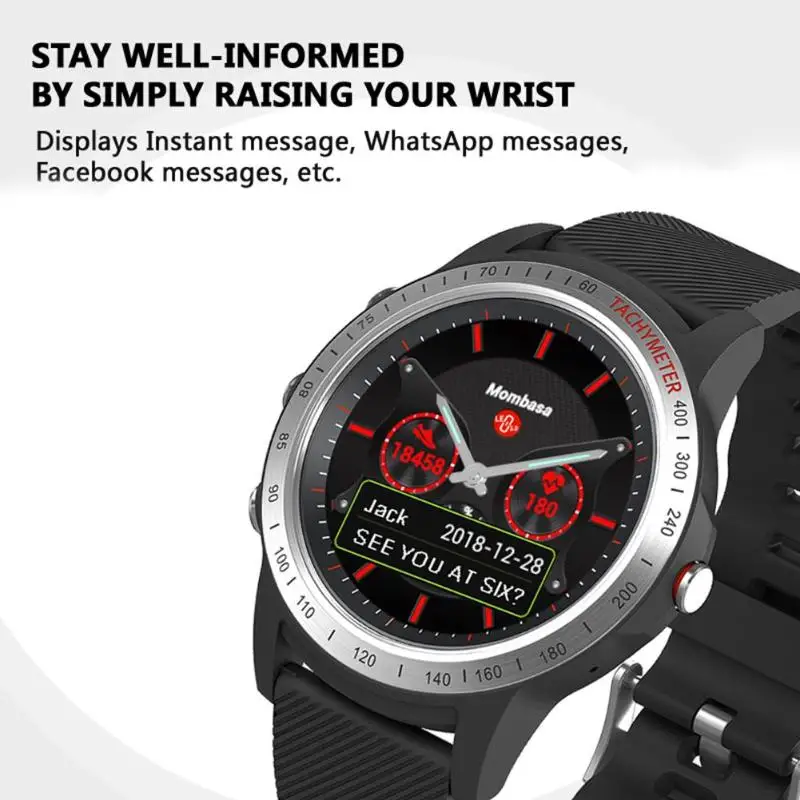 S22 Dual Bluetooth Smartwatch сердечного ритма IP67 водонепроницаемые спортивные Смарт-часы