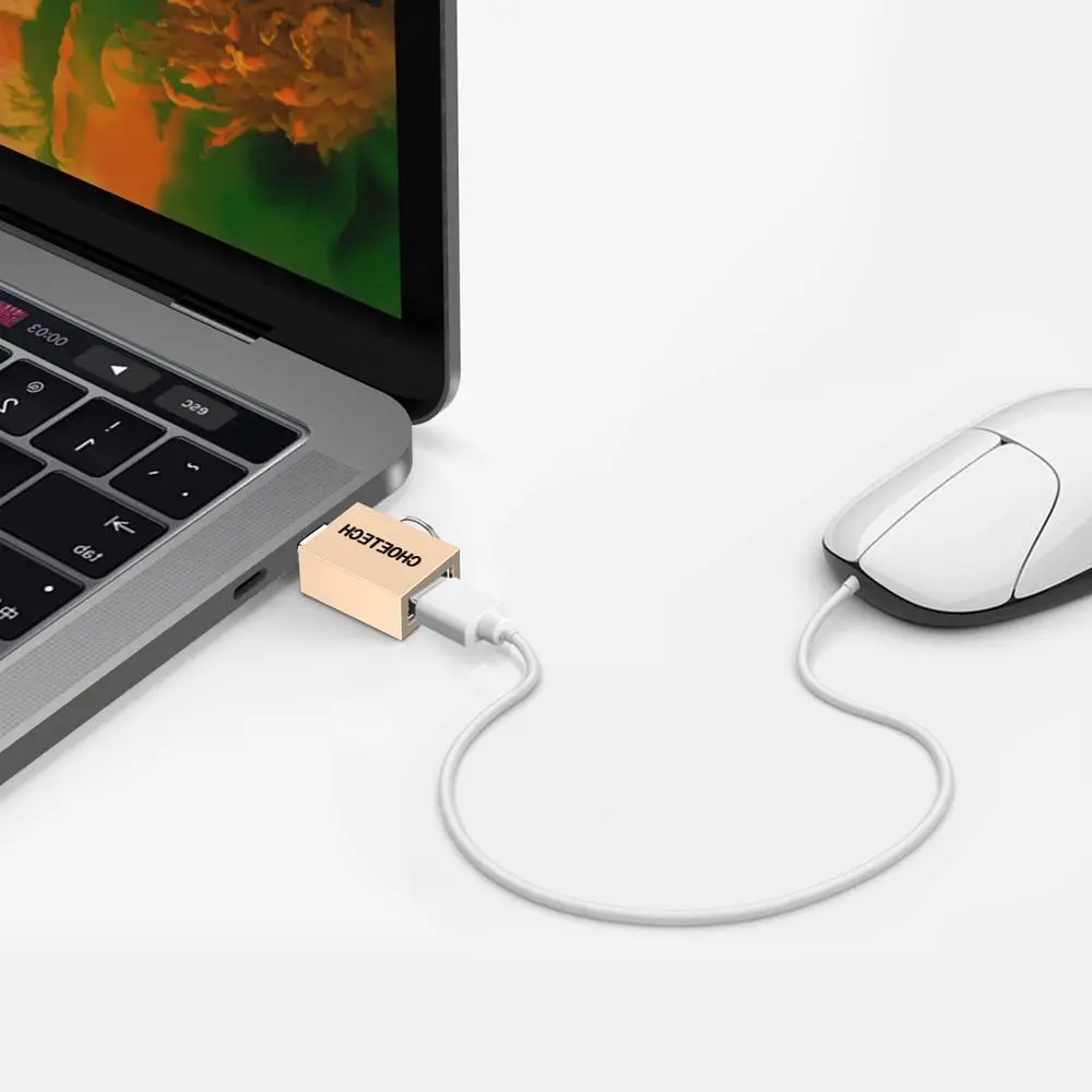 CHOETECH мини катализатор для мужского и женского пола USB-C к USB 3,0 OTG адаптер для Android смартфонов Тип C OTG адаптер