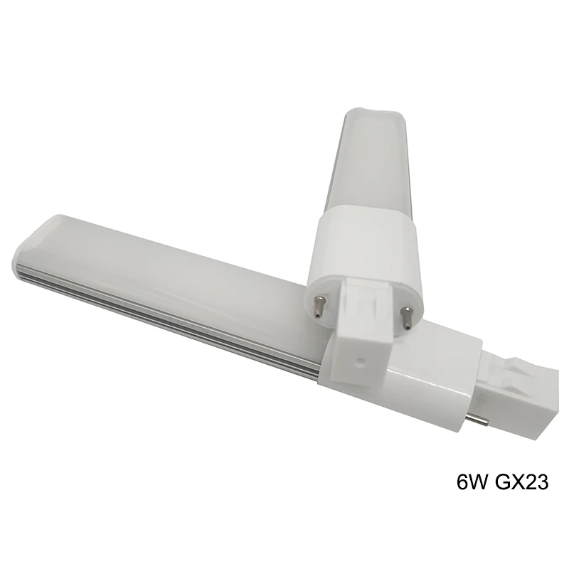Горизонтальный плагин 2Pin G23/GX23/2G7/2GX7 4 Вт 5 6 7 светодиодный ламповый светильник PL