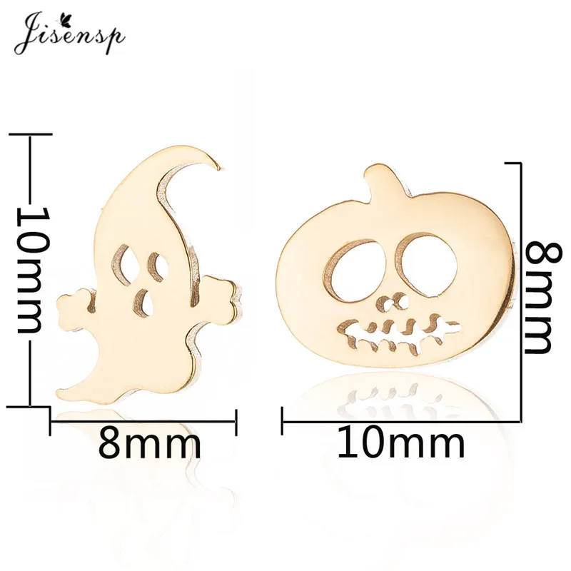 Mini Stainless Steel Earings Fashion Jewelry Small Animal Ear Studs Punk Cross Star Dragon Ballet Stud Earrings Pendientes Gifts