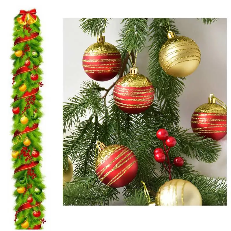 Christmas Coloured Pattern Pine Cone Decorative Ball Hanging Decoration Tree Decorations Xmas Festive Party Supplies | Дом и сад