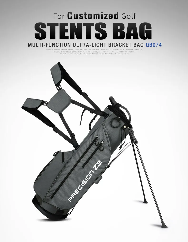Par Masters Portable Golf Stand Bag with Bracket Stand Support Lightwe