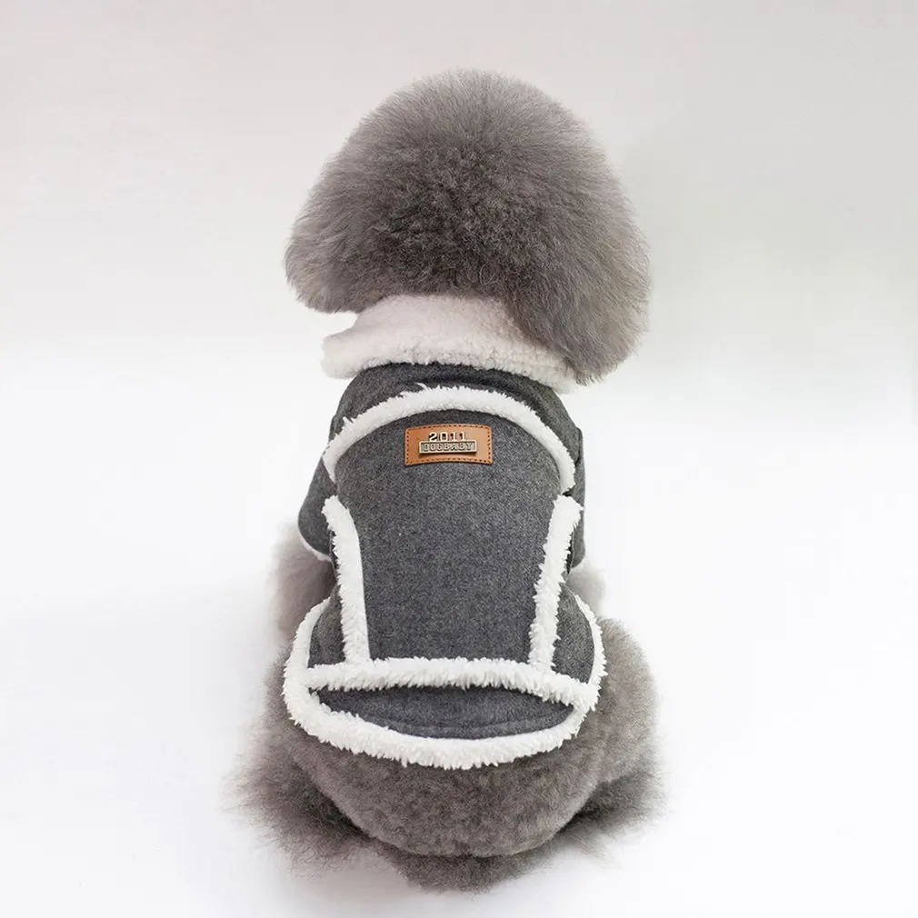 Fashion Dog Clothes Cotton Padded Jacket Pet Dogs Coat Soft Comfortable Thick Warm Autumn Winter Sweater Pet Supplies