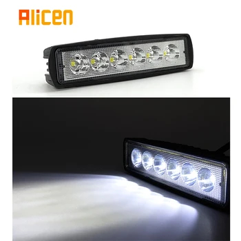 

NEW 4 7 inch LED work light 18W 6WD LED Bar lihgt for Motorycle\Tractor\Boat\off Road\SUV\Trunk\SUV ATV 12V Spot light LED CHIPs