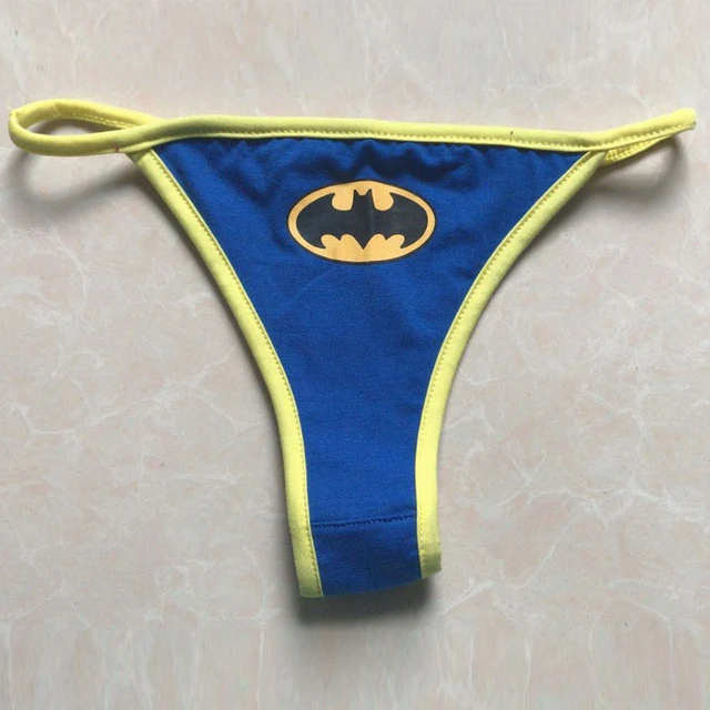 Anime Sexy Woman Cartoon Underwear Bat Thong Panties Cosplay