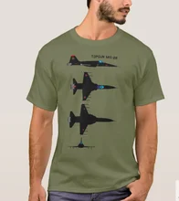 

US F-5E Movies MiG-28 Fighter T-Shirt. Summer Cotton Short Sleeve O-Neck Mens T Shirt New S-3XL