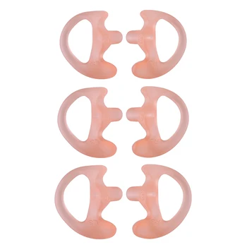 

Universal Replacement Soft Silicone Open Ear Insert Earmould for Two Way Radio Coil Tube o Kits UV-5R UV-B6 BF-888S UV-B5