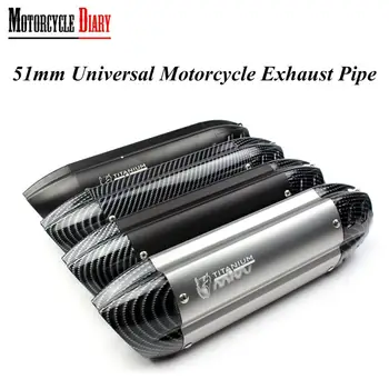 

Universal Akrap Motorcycle Exhaust Pipe Modified DB Killer Muffler Escape Moto For Mi vv Laser CBR650 CBR1000 RR ADV750 X-MAX300