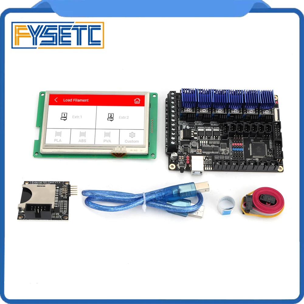 : FYSETC F6 V1.3 все в одном материнской платы + 6 шт. LV8729 Драйвер шагового двигателя 4 3