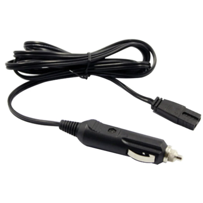 Black 1.8M Car refrigerator power cord extension cord universal 12V 24V DC heating / cooling box cigarette lighter power cable