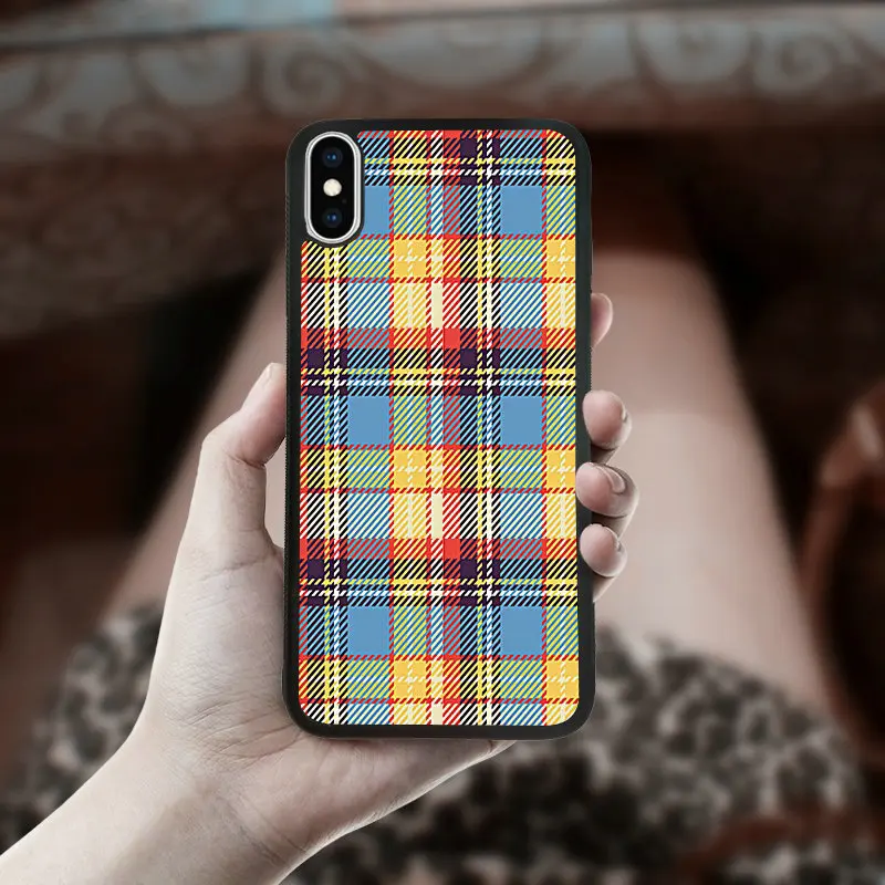 5,8 дюймов противоударный чехол для мобильного телефона с рисунком для iphone X XS чехол s цветной клетчатый цветочный