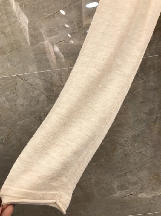 Осенне-зимний Женский Дикий джемпер простой вязаный свитер с высоким воротником 924