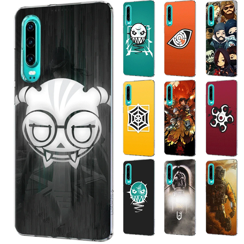 

Mobile Phone Case For Huawei P30 P20 P10 P9 P8 P Sart Z Lite Pro Hard Cover Rainbow Six Siege 6