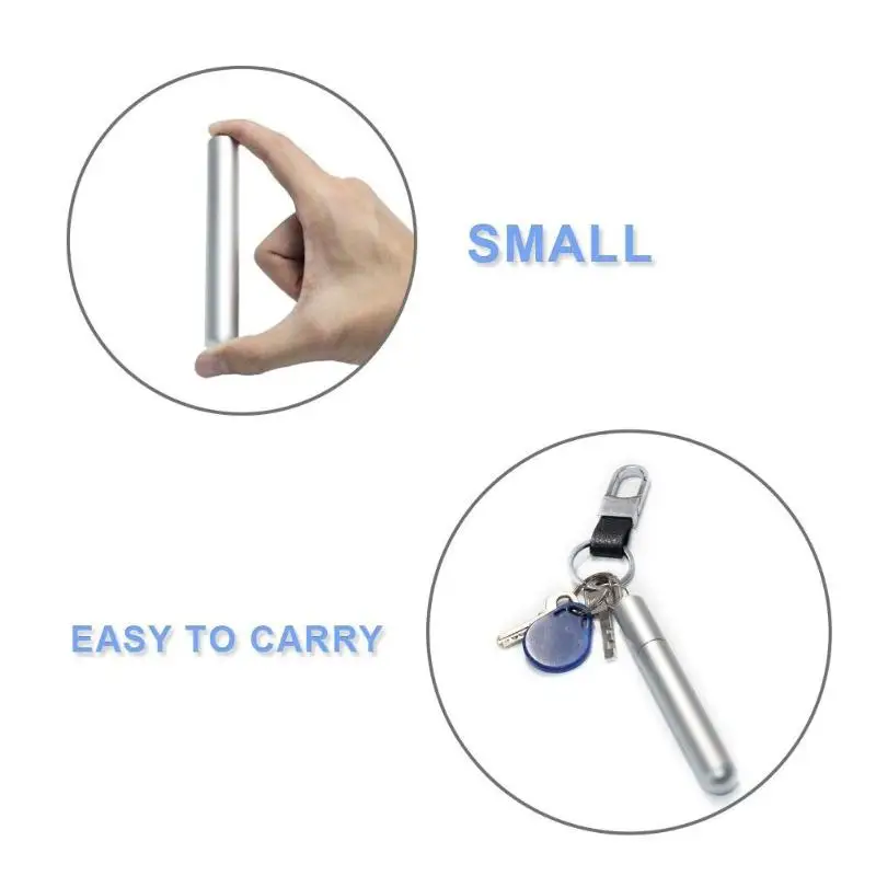 Foldable Metal Straw Fold Set Portable Folding Reusable Collapsible Drinking Straw Stainless Steel Straws for Bar Accessories