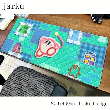 

Kirby mousepad gamer 900x400X3MM gaming mouse pad Kawaii notebook pc accessories laptop padmouse wrist rest ergonomic mat