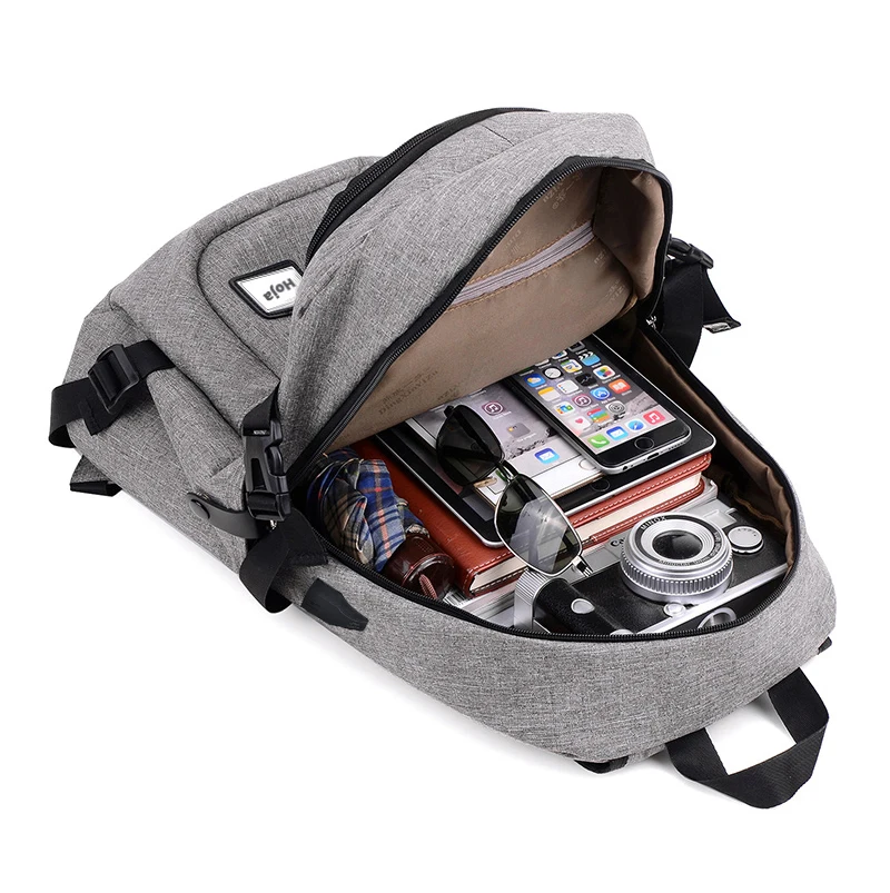 Модный мужской рюкзак для ноутбука с usb зарядкой, рюкзаки для компьютера, повседневные стильные сумки, большая мужская деловая дорожная сумка для мужчин