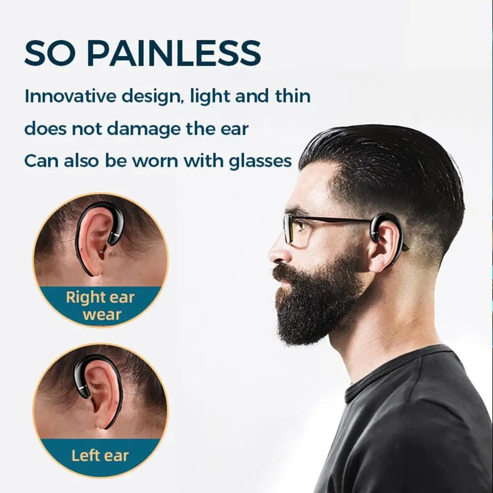 Wireless Bluetooth Bone Conduction Earphone Waterproof Sport Headphones TWS Headset For Xiaomi