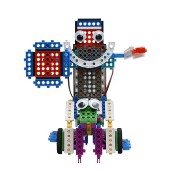 

Creative 4 In 1 My DIY Robot Creative Toy Land Series Robot Building Block Kit Assembly Educational Robot Toy - 3-Exciting