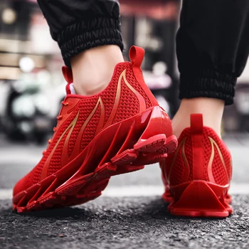 

Men Sneakers Running Shoes Lightweight Sneakers Mesh Breathable Blade Non-slip Sport Shoes Jogging Walking Shoes Athletics Shoes