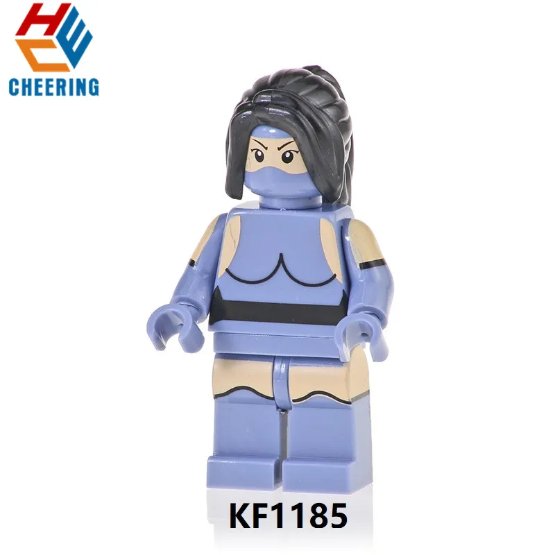 

20Pcs Wholesales Building Blocks Mortal Kombat Baraka Gift Kitana Raiden Scorpion Liu Kang Figures Bricks Toys for Kids KF1185