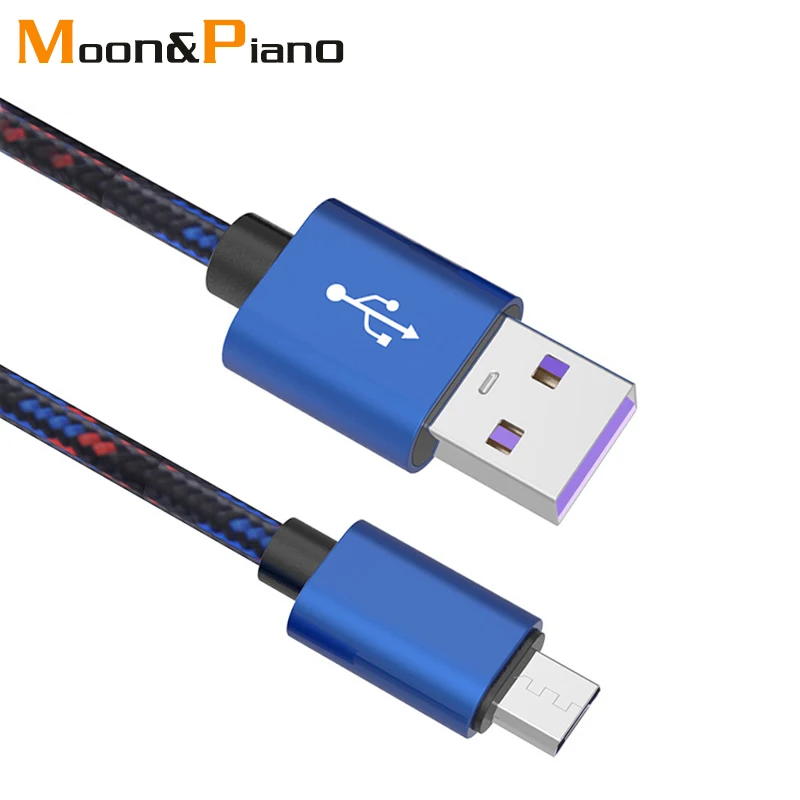 

5A Fast Charge Mobile Phone Data Charge Cable Purple Durable Pure Copper Core Android iOS Type-c Universal Transmission Line