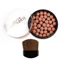 Матовая водостойкая стойкая палитра румян для макияжа, для женщин, для лица, контурный шар, консилер для лица, косметическая пудра для девушек