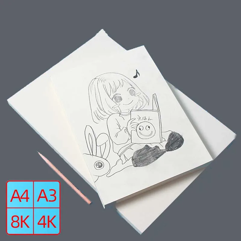 Белая крафт бумага 50 шт./лот A3 A4 сделай сам изготовление карт 120 г 185 240 300 толстый