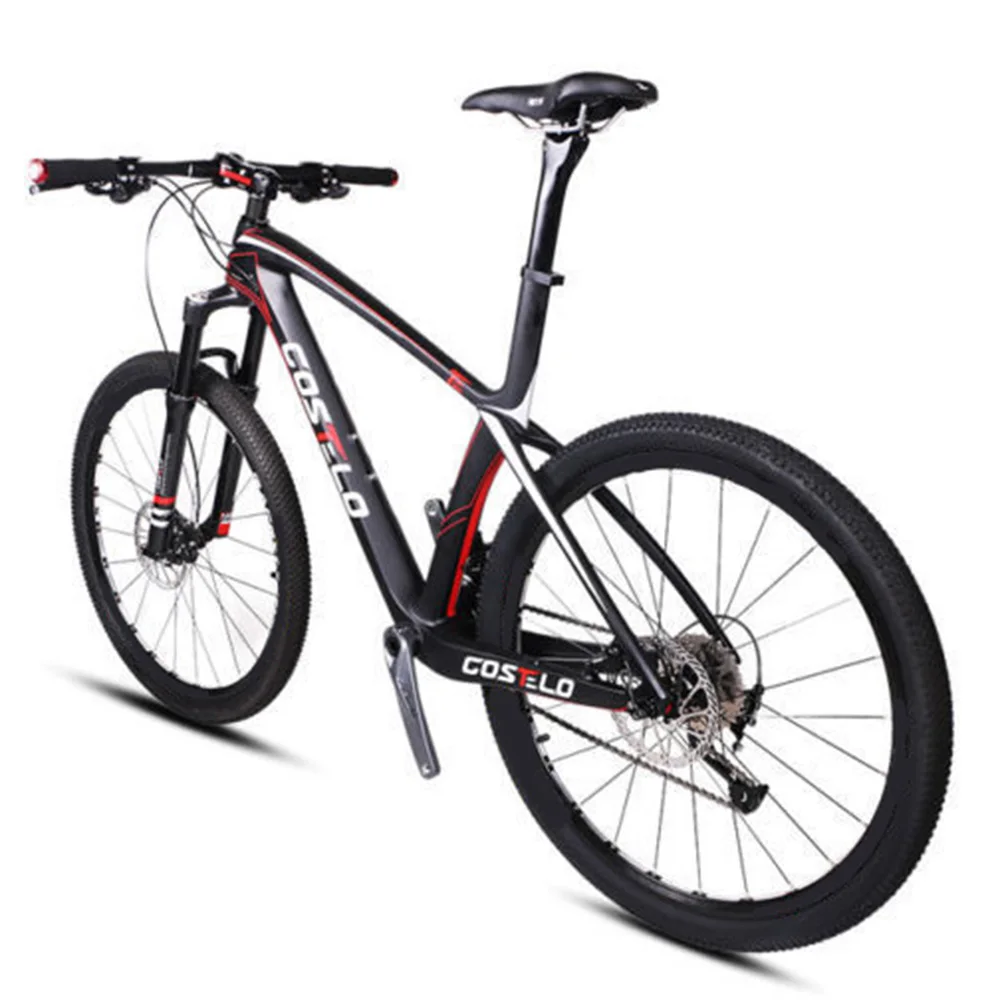 Best Costelo 9.9 bicycle MTB Frame carbon Bicylce Mountain Bike 27.5 650B MTB Frame original groups wheels saddle bar tire 5