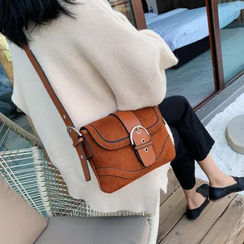 

bag for women's bag New Retro Plaid Small Square Package Minimalist Fashion Stitching Wild Messenger Shoulder Bag