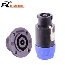 5 комплектов/10 шт. 8 Pin спикер штекер+ Женский Панель Крепление профессиональный 8 полюсов PowerCon разъем шасси R разъем