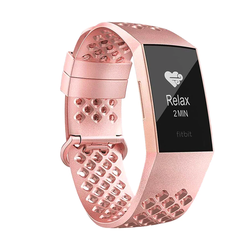 Honecumi для Fitbit Charge 3 отверстия полосы SmartWatch ремни спортивные полосы замена аксессуары браслет для Fitbit Charge 3