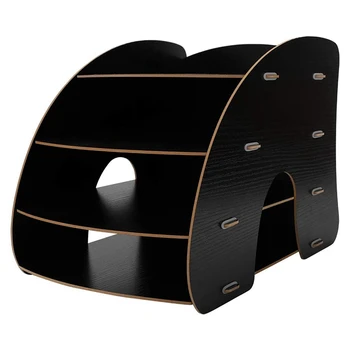 

Office Desk Organizer DIY Document File Cabinet Multifunction Desk Accessories Storage azine Book Desk Shelf