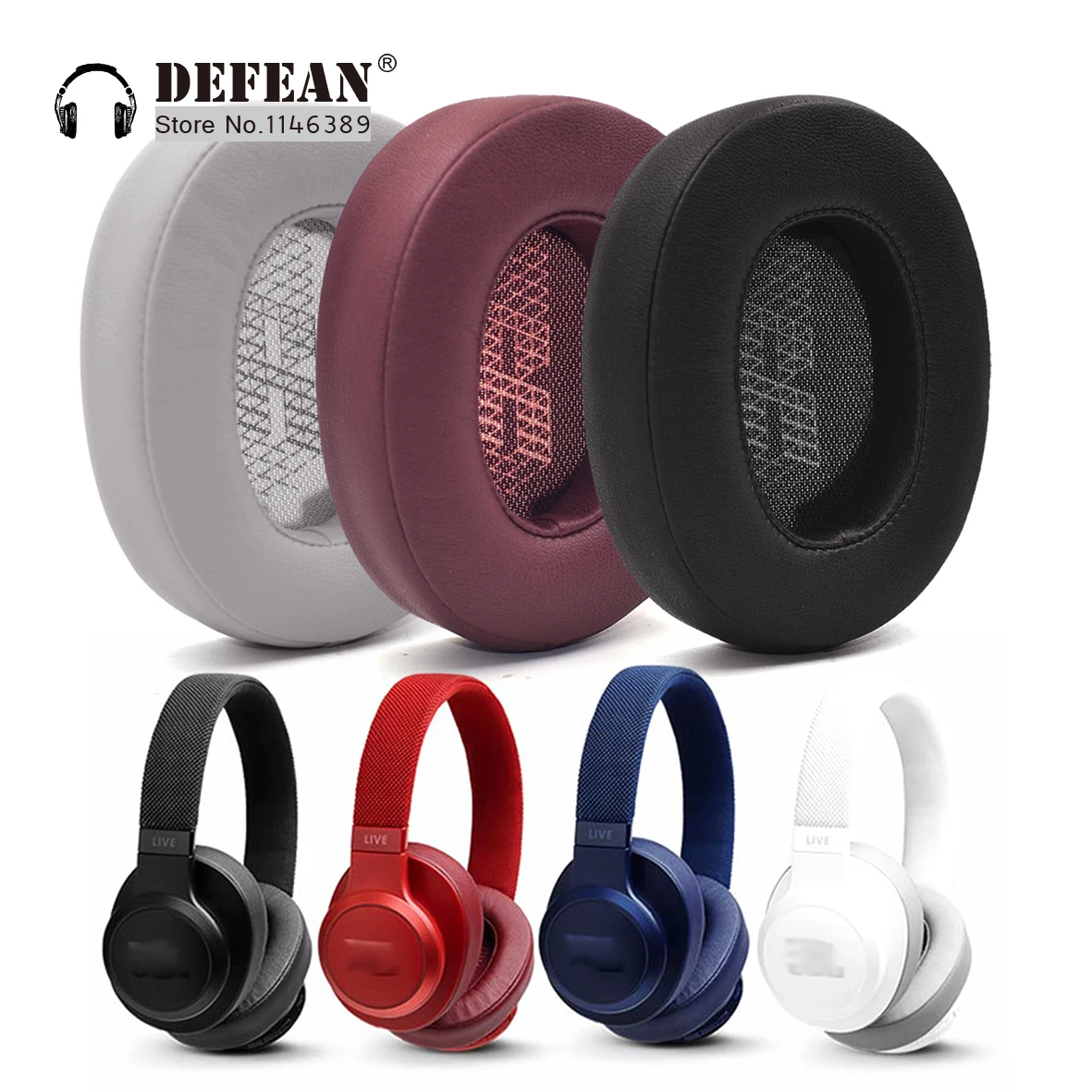 Накладки для наушников JBL Live 500BT 500 BT чехол подушка беспроводные Накладные