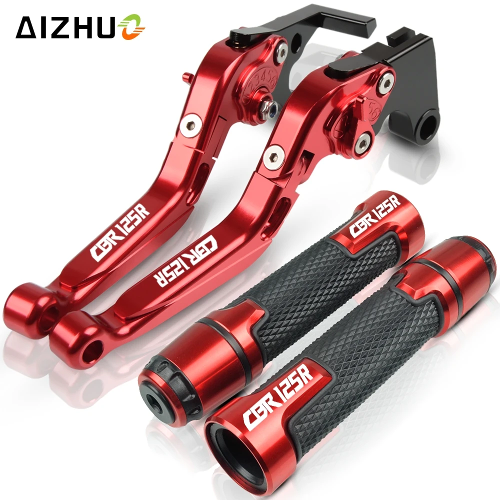 Для Honda CBR125R 2004-2010 2009 2008 2007 06 CNC Алюминий мотоцикла тормозной рычаг сцепления ручками CBR 125R CBR 125 CBR125 R - Цвет: red1