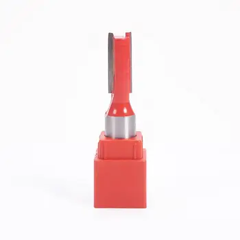 

Hot Red Straight Router Bit Cemented Carbide Milling Cut For Hand Electric Drill Flute Type Carpenter Woodworking tool 1pcs/2pcs