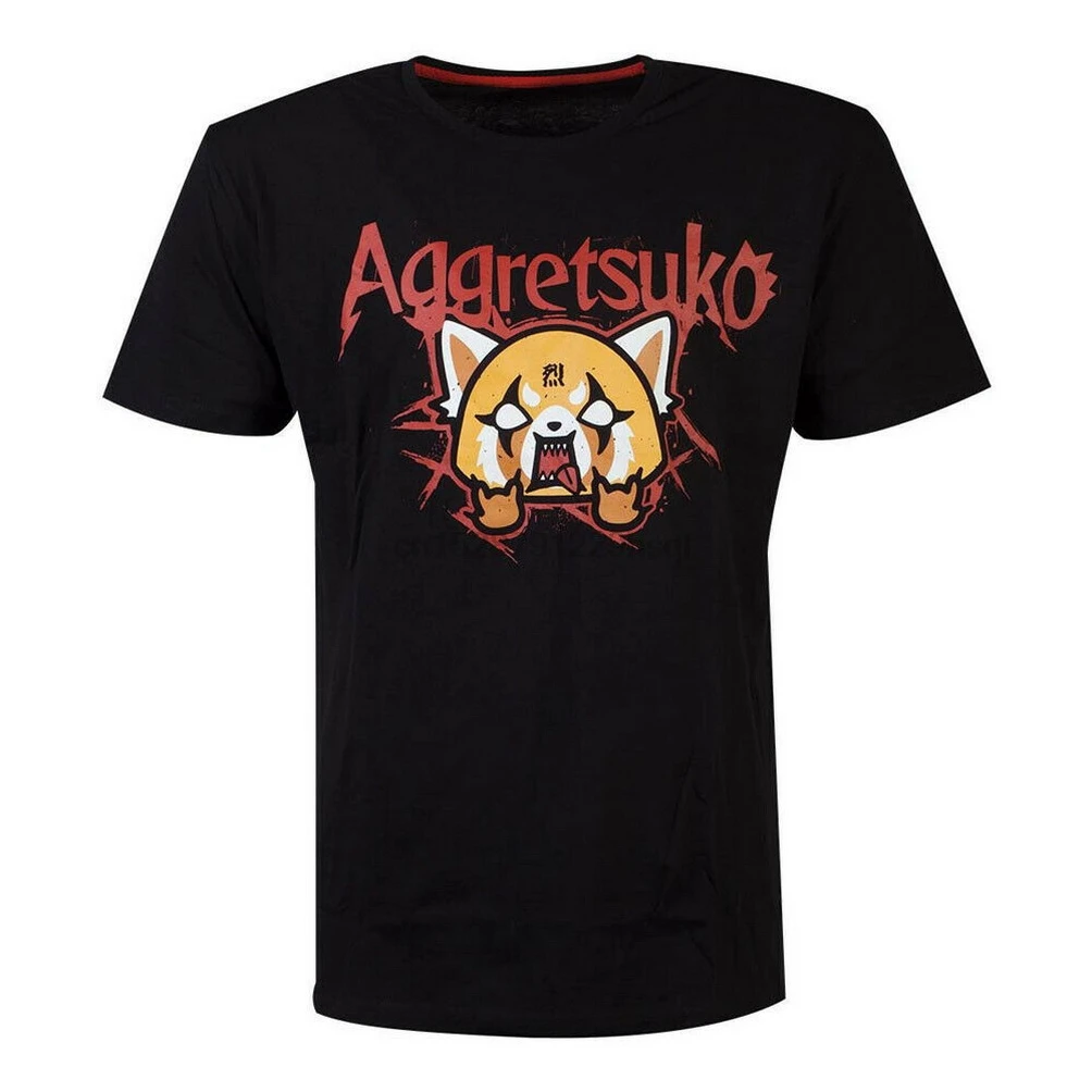 Новинка! Aggretsuko Retsuko Rage Trash металлическая Футболка мужская Xl черная Ts713761Agg-Xl 8718526115444