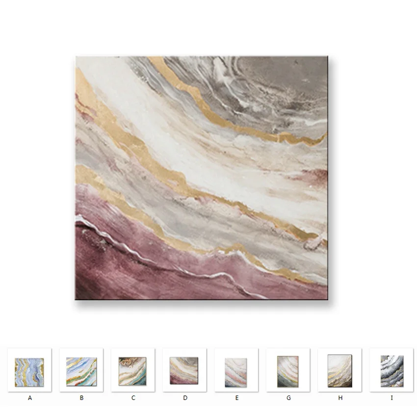 cuadros para el hogar декор для комнаты gold line abstract pictures Hand drawn oil painting on canvas wall art poster for room