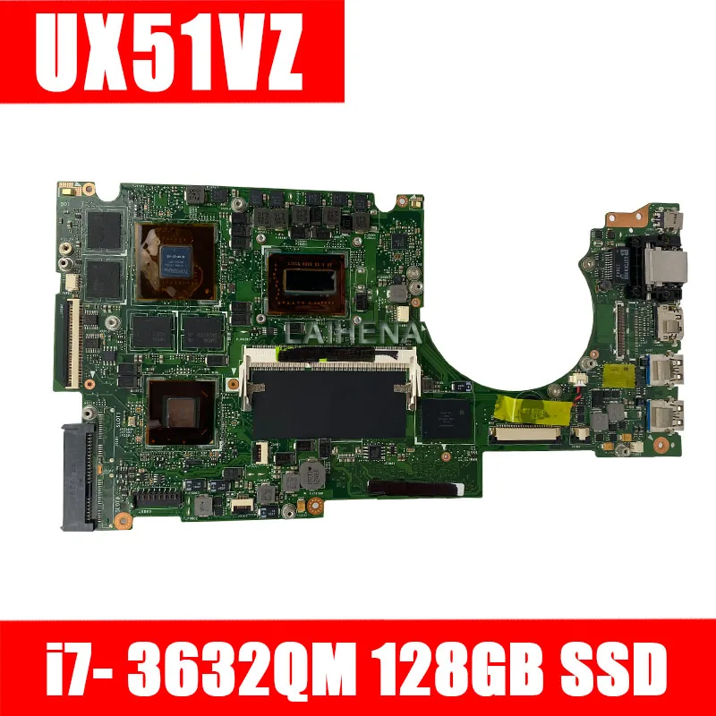 UX51VZ материнская плата REV 2 0 i7-3612QM для ASUS UX51V UX51VZA Материнская ноутбука системная |