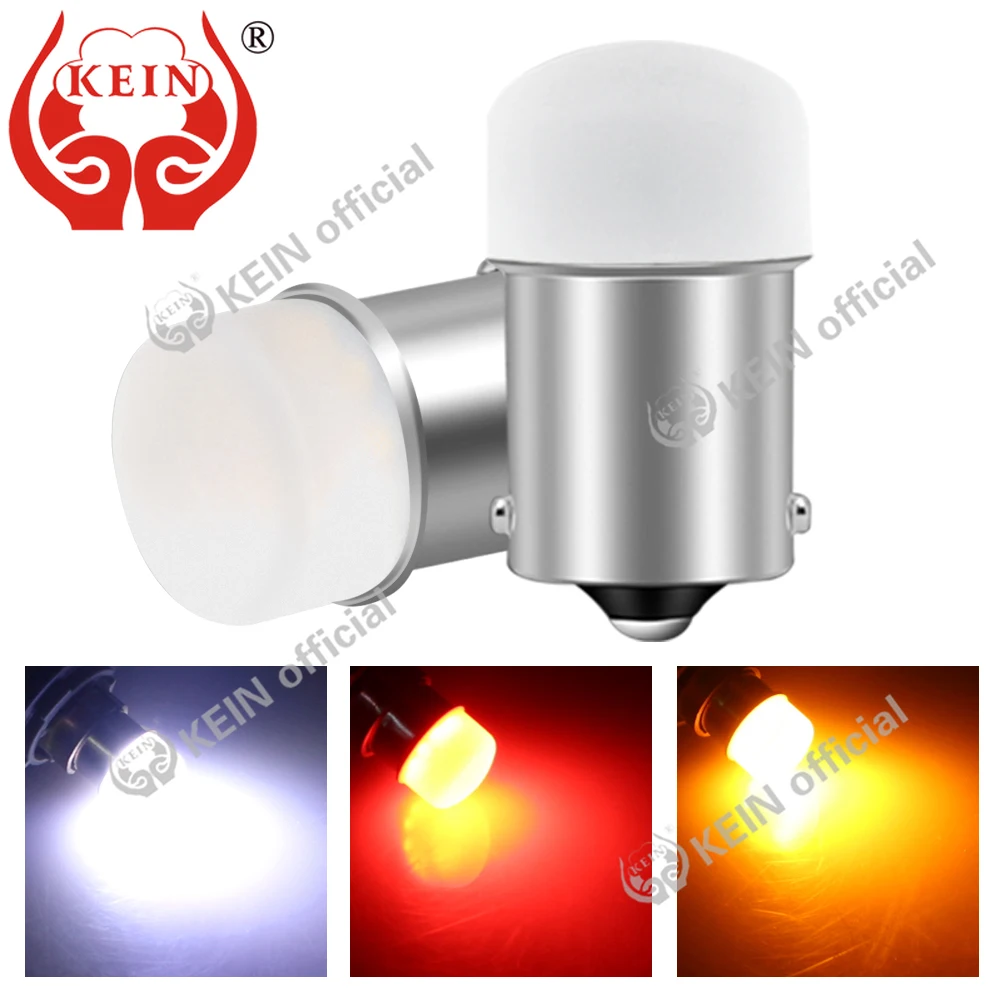 KEIN 2 шт. 1156 BA15S Автомобильный светодиодный светильник S25 1157 BAY15D P21W P21/5W светодиодные