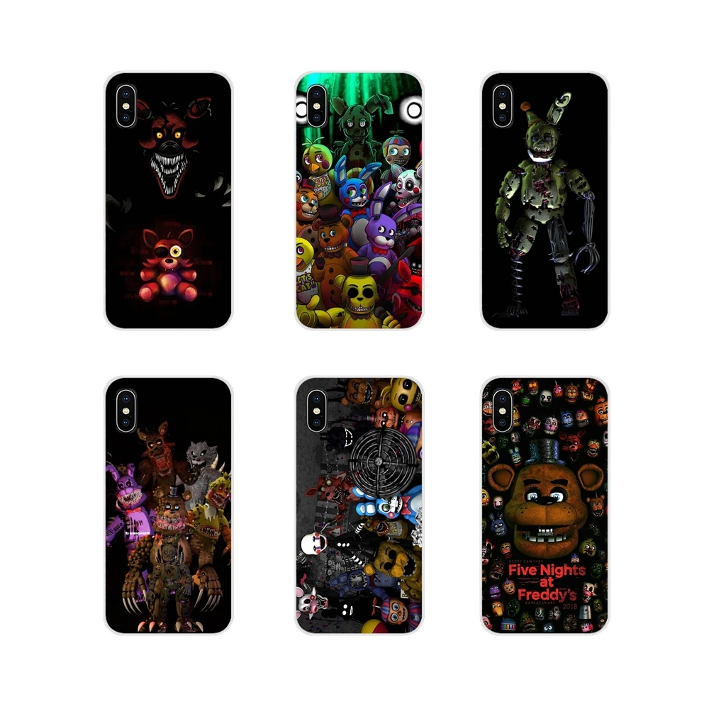 Аксессуары чехол для SFM Fnaf Animatronics Anime LG G3 G4 Mini G5 G6 G7 Q6 Q7 Q8 Q9 V10 V20 V30 X Power 2 3 K10 K4 K8