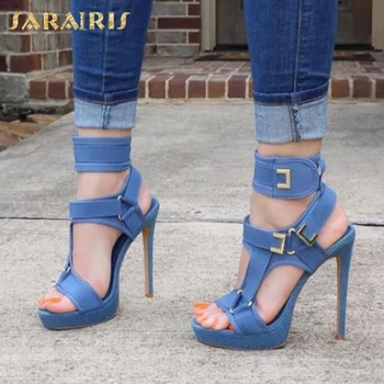 

Sarairis 2020 New Arrivals Large Size 43 Platform Concise Shoes Woman Sandals Female Sexy Thin High Heels INS Pumps Women Shoes
