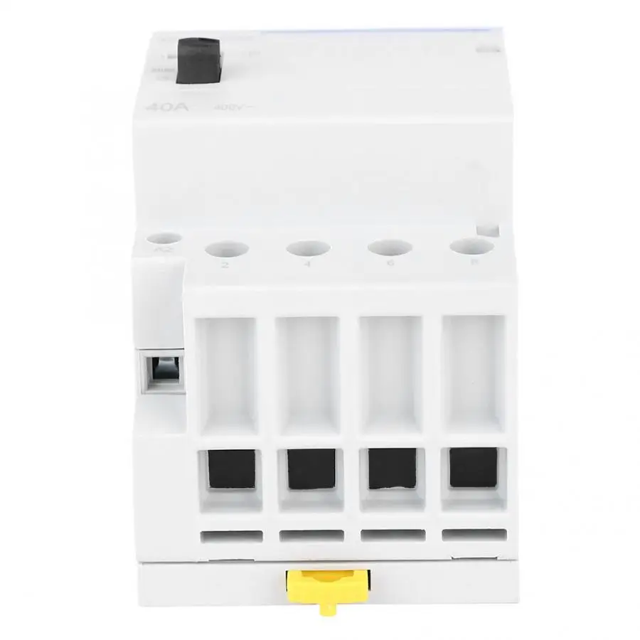 Din Rail AC Контактор BCH8-40M 230V 4P 40A AC модульный контактор с ручным управлением переключатель электрический
