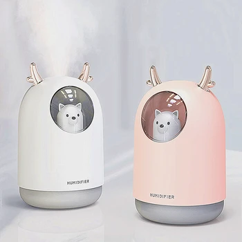 Aroma Diffuser Air Humidifier 300ml Mini Car Essential Oil Diffuser Cute USB Ultrasonic Aromatherapy Humidifier For Home Office 150ml beautiful lighthouse humidifier usb portable ultrasonic diffuser household air humidifier mini diffuser home office baby