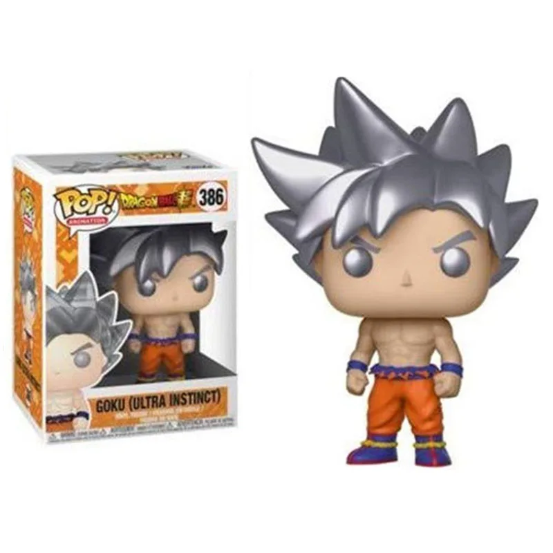 Funko Pop Dragon Ball GOKU ULTRA INSTINCT #386 виниловые фигурки куклы игрушки|Игровые и