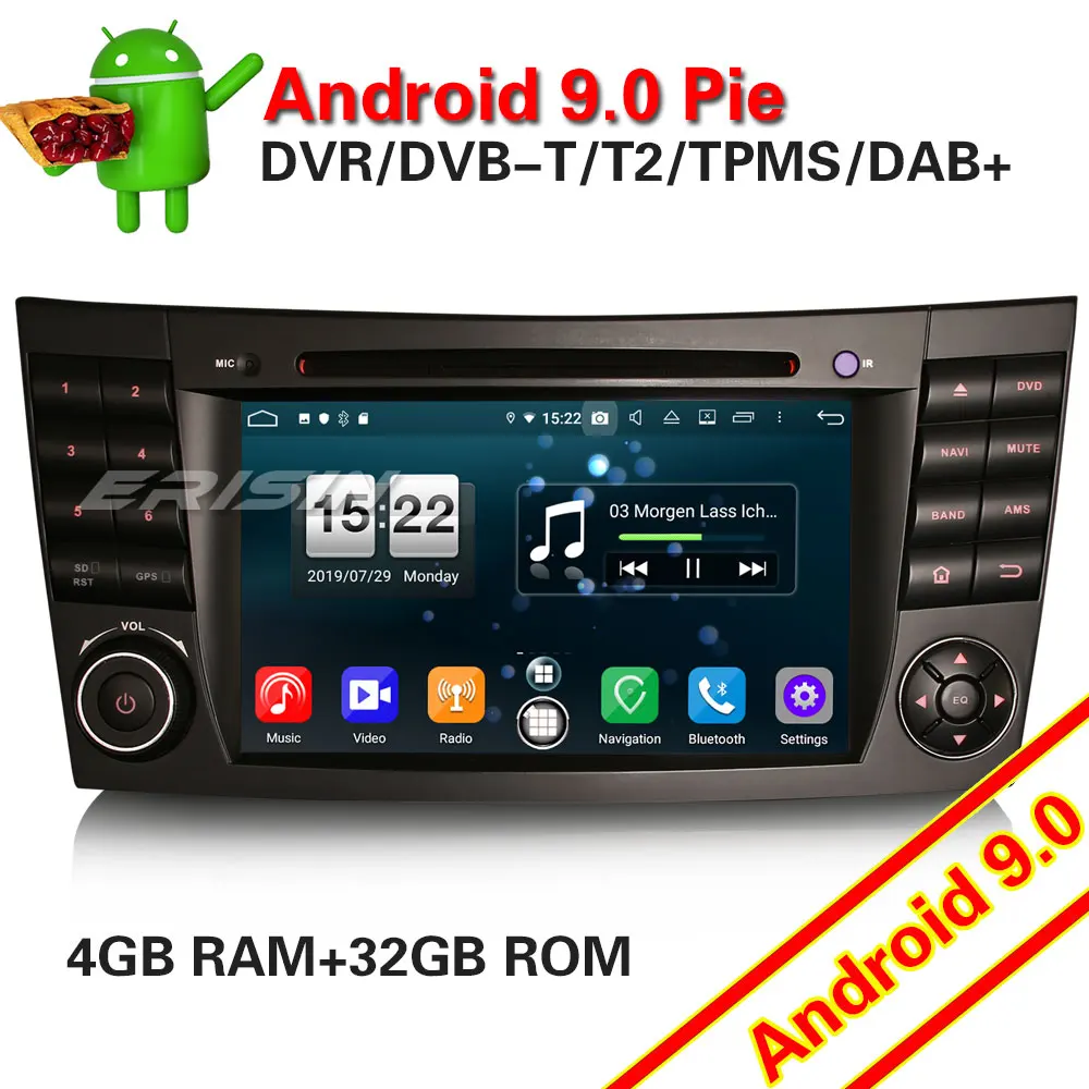 7710 Android 9 0 стерео для Mercedes Benz CLS/G/E класс W211 W219 W463 DAB + TPMS 4G wifi Радио авторадио
