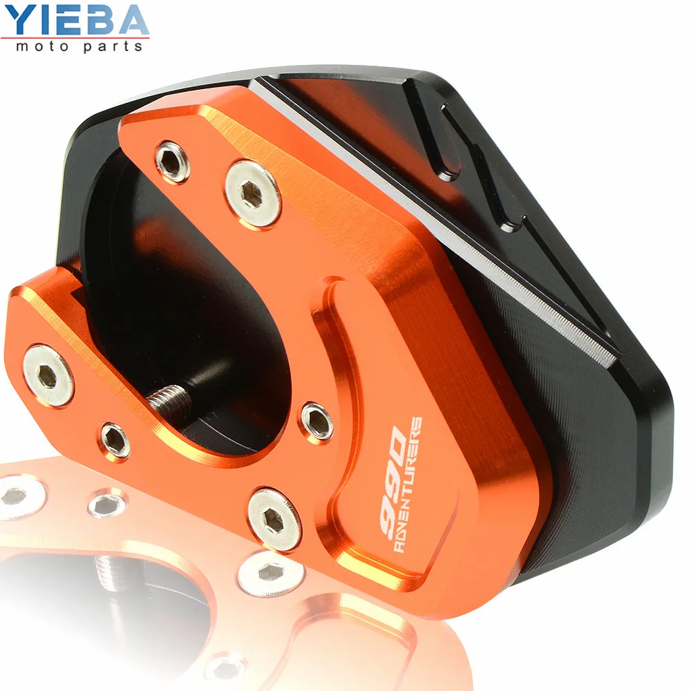 CNC алюминиевый moto rcycle Sidestand Kickstand подставка для ног боковая подставка Увеличьте Мото части для KTM 990 Adventure S 2007 EU 2008 AU
