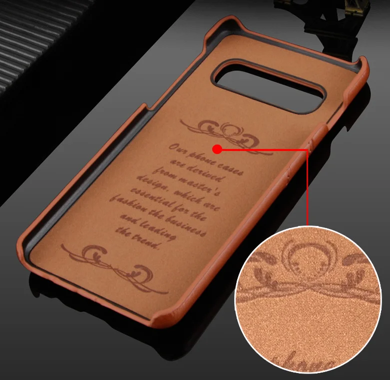 Тонкий кожаный чехол-бумажник для мобильного телефона samsung S10/S9Plus